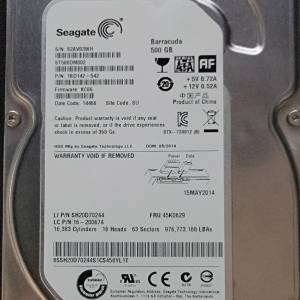 Seagate Barracuda 500GB HDD