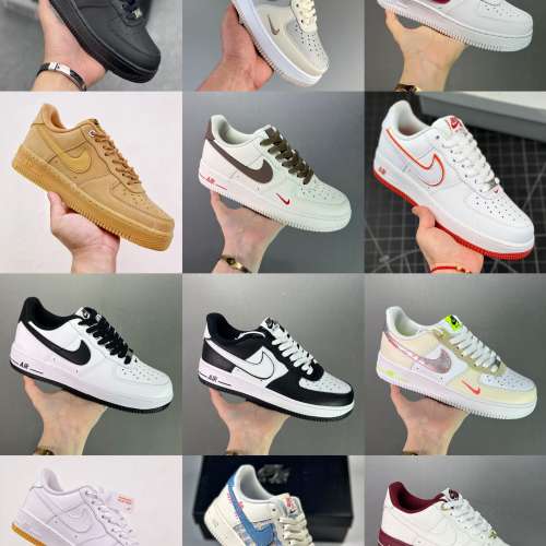 Nike air force 1'07 low低幫休閒板鞋全白 Size：36-45
