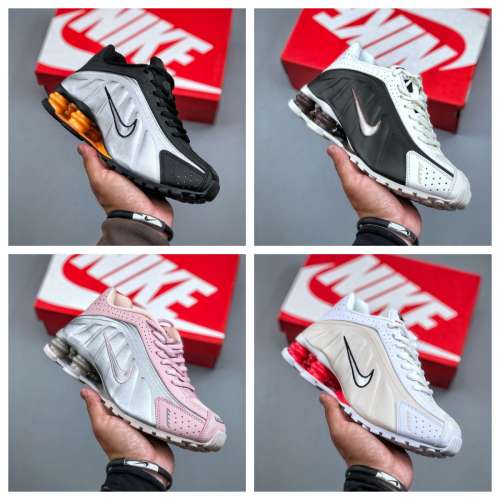 NIKE SHOX R4系列增高低幫運動休閒鞋 size：36-45