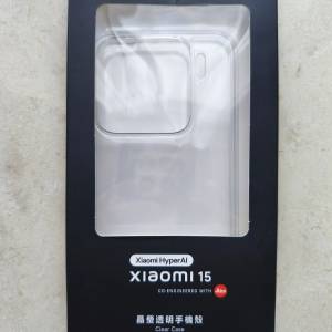 Mi小米15原廠晶瑩手機殼 [***100%全新未拆盒] (***代老友賣)