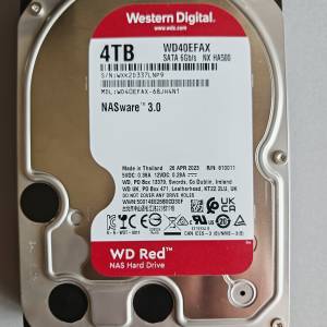 95% New WD 4TB Red harddisk