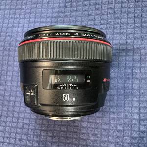 Canon EF 50 mm f1.2 L