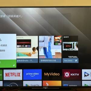 Sony 55吋 4K UHD 全高清智能電視機Smart TV （冇底座腳架）