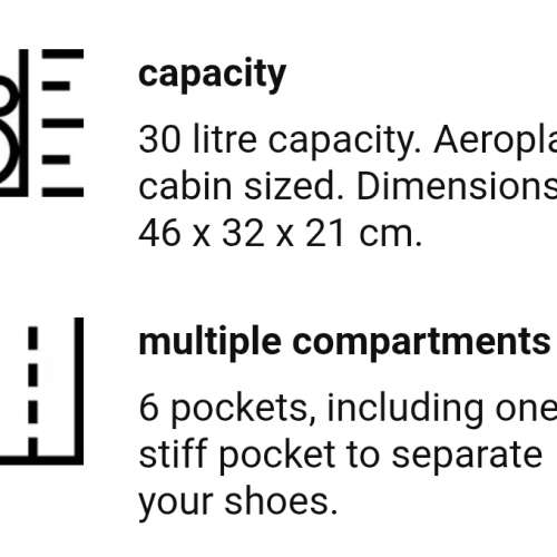Kipsta 30L 背囊背包 有硬浄鞋格