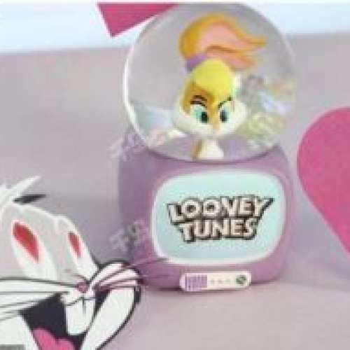 全新 Looney Tunes Bugs & Lola Bunny 水晶球