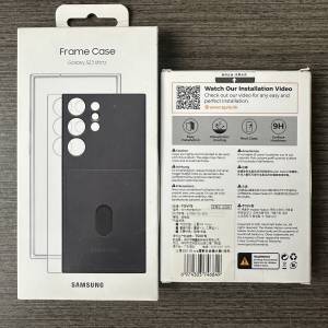 全新Samsung s23 ultra 原廠手機殼+鏡頭貼