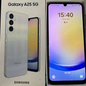 Samsung Galaxy A25 5G 6+128GB 鑽石藍色手提電話行貨有盒有單有保養