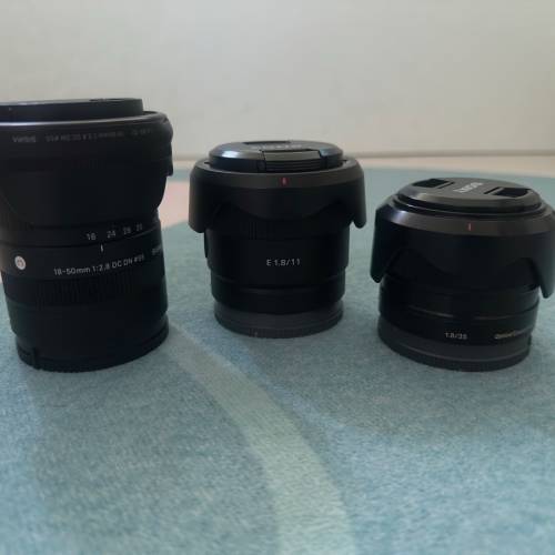 Sony E-mount APSC鏡 三枝
