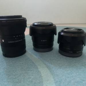 Sony E-mount APSC鏡 三枝