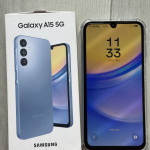 Samsung Galaxy A15 5G 6+128GB 手提電話藍色行貨有盒有單有保養
