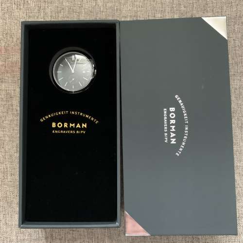 Borman 全自動機械日歷手表 細三針 全新