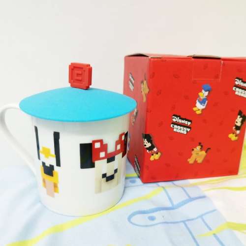 Disney/Pixar廸士尼瓷杯連蓋 (連盒）--水杯--茶杯--100% New--Disney Crossy Road -...