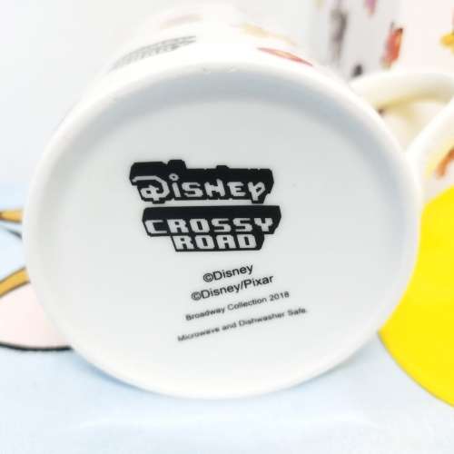 Disney/Pixar廸士尼瓷杯連蓋 --水杯--茶杯--全新--Disney Crossy Road --上水mtr交...
