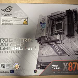 行貨有保 ROG X870-A Gaming ATX AM5 白色主機板
