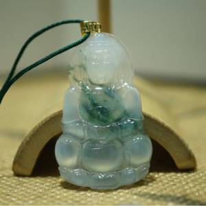 冰飄花翡翠觀音