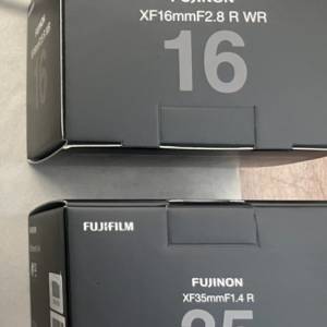 Fuji XF16 2.8 and XF35.4