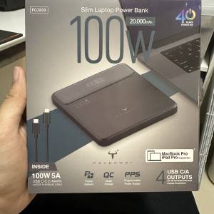 牛魔王 20000Mah 100W 薄身快充 [行貨購入不足10日]