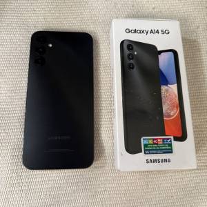 新淨全正常 Samsung 三星 Galaxy A14 5G 中階手機電話 phone smart 黑色 black (6G...