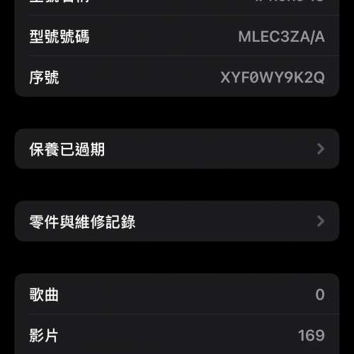 95％ new iPhone 13 512g 香港行貨雙卡ZA/A