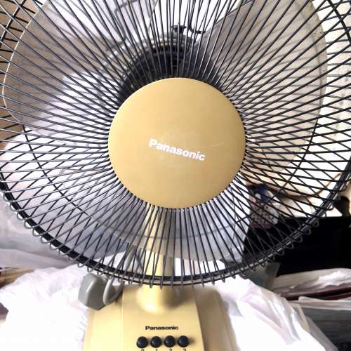 Desk Fan F-301CH Panasonic 12吋/30厘米 座檯扇 正常工作 旧的
