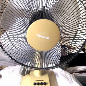 Desk Fan F-301CH Panasonic 12吋/30厘米 座檯扇 正常工作 旧的