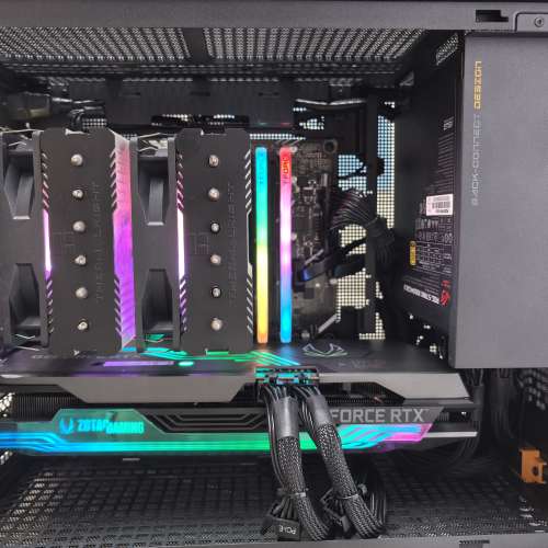 i5 13600KF ASUS B760M-A Team Delta 32GB 1TB SSD M.2 ZOTAC 3080 ASUS ROG 1000W