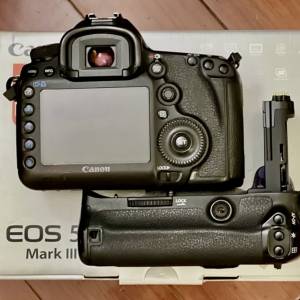Canon 5DIII BODY  &  battery Grips  (機身 & 直到手柄)