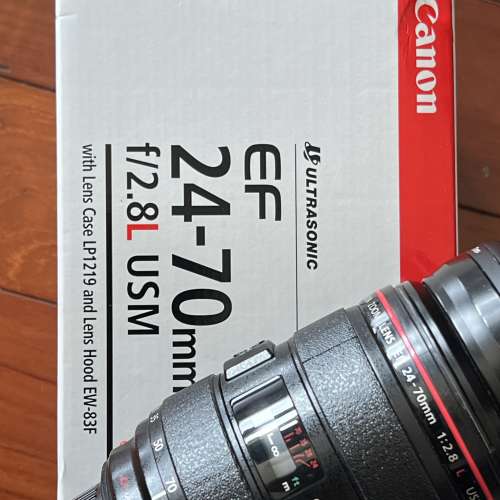 Canon 24-70mm f2.8  L usm (行貨 過保 有盒)