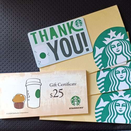 $500 Starbucks Gift Card & Vouchers