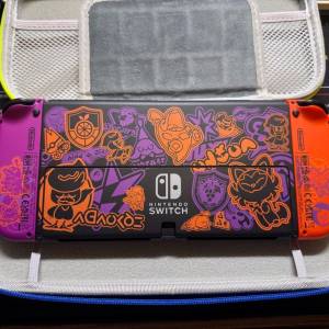 Switch Oled 朱紫限定版 大全套 跟 Pokemon 朱 Fifa23 原廠保護殼