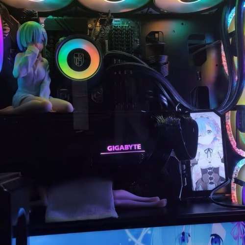 [RGB幻變燈系列】 i7 6700 RGB電競高階電腦遊戲主機，頂配16G 記憶體，Radeon R9 3...