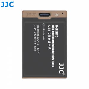 JJC B-LPE17TC USB-C Rechargeable Lithium-ion Battery Replaces CANON LP-E17 代...