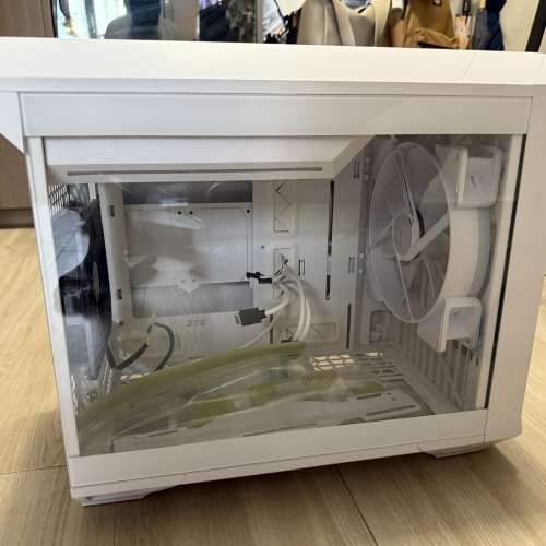 95% New Fractal Design Torrent Nano RGB White TG Light Tint Mini-ITX Case FD-C
