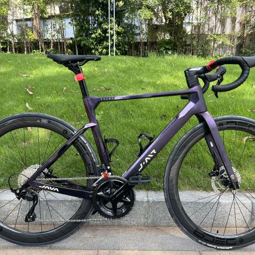 JAVA VOLATA SHIMANO 24速 油剎 碳刀碳纖維公路車 送水架前後蛙燈