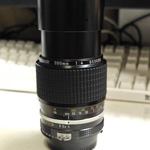 Nikon 尼康 ai 200 f4 幾乎全新