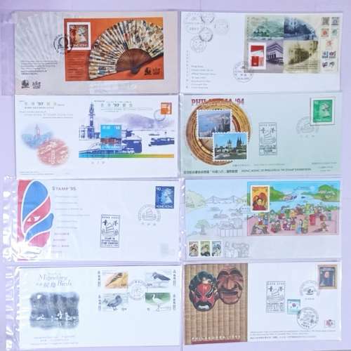 香港首日封32個  (見圖)