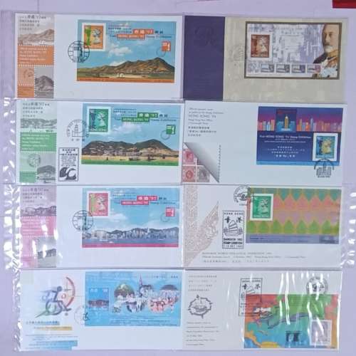 香港首日封32個  (見圖)