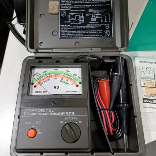 Kyoritsu 3123 高壓絕緣測試錶