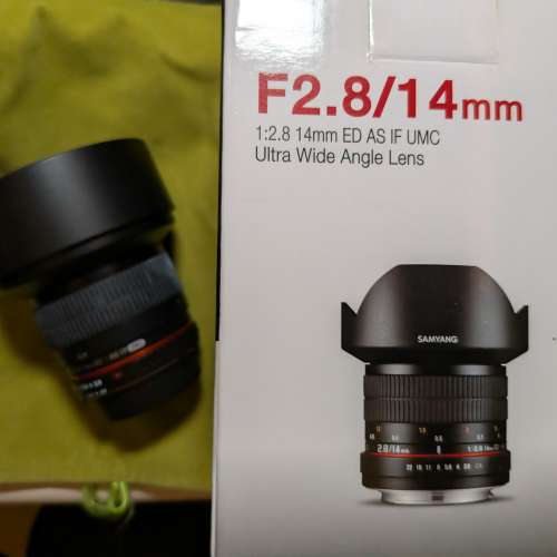 Samyang 14mm F2.8 ED AS IF UMC for Nikon F mount 全片幅魚眼 手動鏡