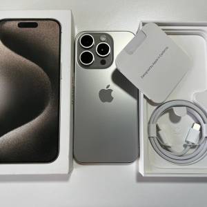 全新 iPhone 15 pro 512gb eSim+實體sim 無鎖 原裝無拆 英/澳/日/歐版 一年 AppleC...