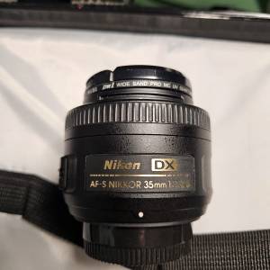 Nikon AF-S DX NIKKOR 35mm f/1.8G 新净 連UV filter