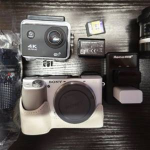 sony a6100 無反相機 連二鏡頭 送一運動相機