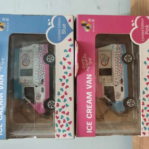 情人節粉色特別版雪糕車 Tiny 微影