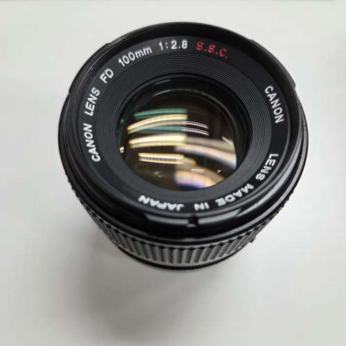 Canon fd 100mm f2.8 ssc