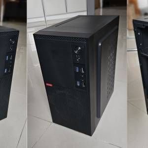 micro-ATX 電腦機箱 - 黑色（九成新）