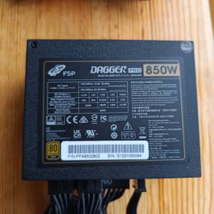 (SFX 80+金牌) FSP DAGGER PRO 850W 全模組細火牛