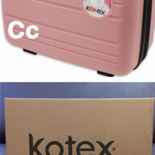 (只限將軍澳地鐵站)全新未拆 Kotex多功能14吋收納箱