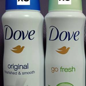 (只限將軍澳地鐵站)Dove止汗劑2款(1支135ml)