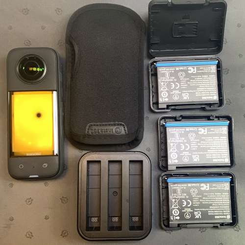 [觀塘實體店] 二手 Insta360 X3 (共3電+原廠充電器) 行貨 *S72267* | Insta360 香港...
