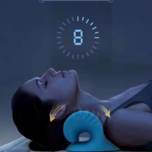 全新U型頸椎反弓枕 頸椎按摩器 家用矯正器 富貴包枕頭 c型牽引支撐按摩枕 護頸